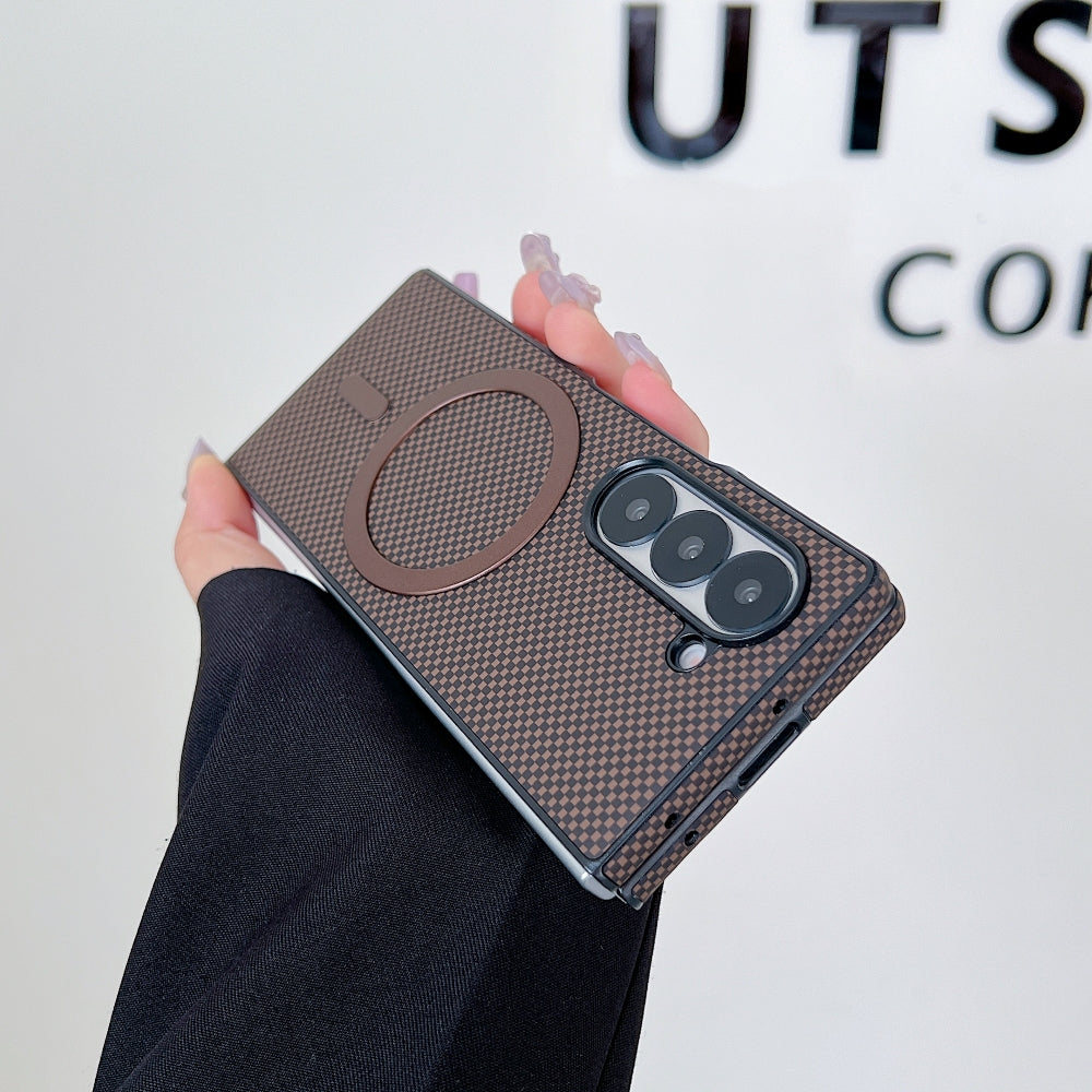 Carbon Grid Pattern Magsafe Phone Case - Samsung Z Series