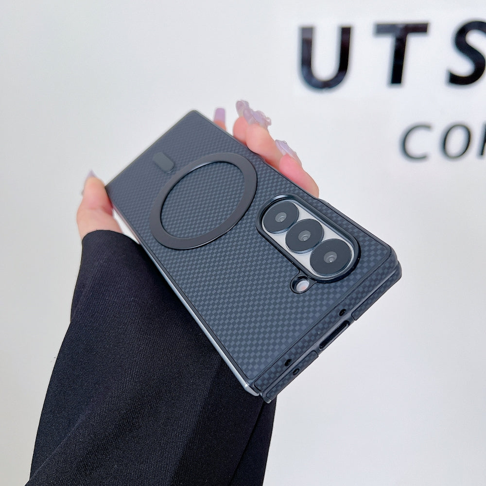 Carbon Grid Pattern Magsafe Phone Case - Samsung Z Series