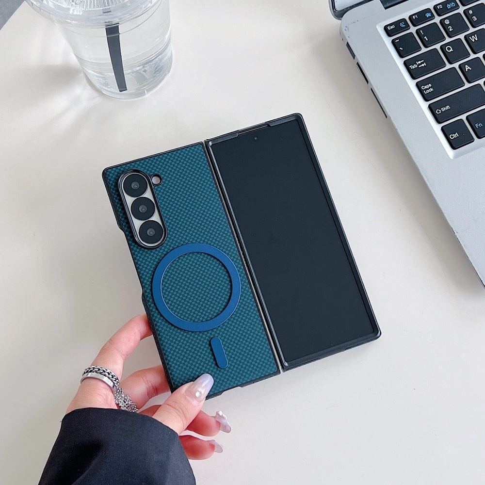 Carbon Grid Pattern Magsafe Phone Case - Samsung Z Series
