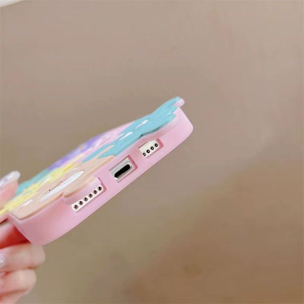 3D Cartoon Puzzle Silicone Shockproof Soft Phone Case