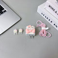 3D Cute Hello Bow Cartoon Doll Charger Case