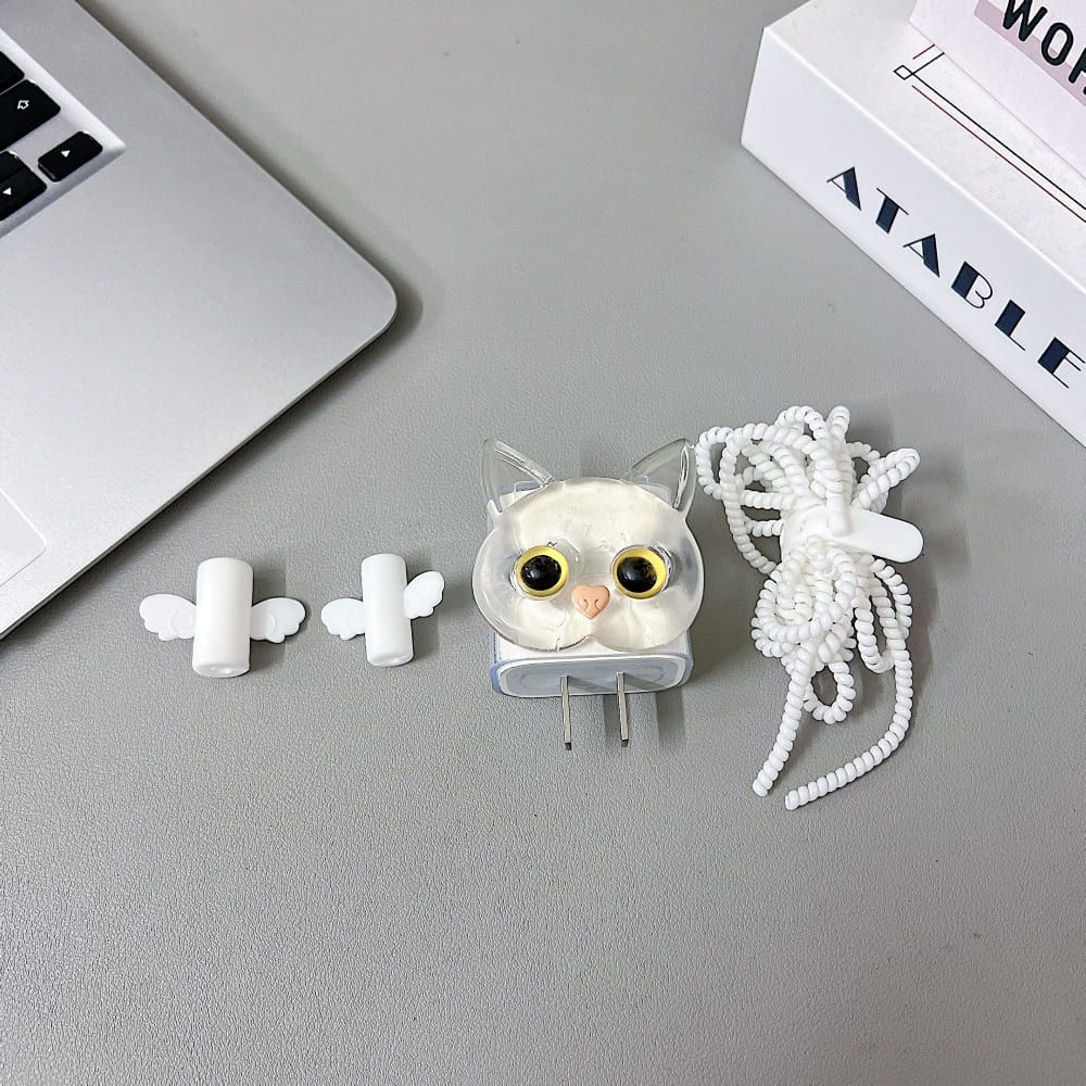 3D Cute Cartoon Doll Charger Case