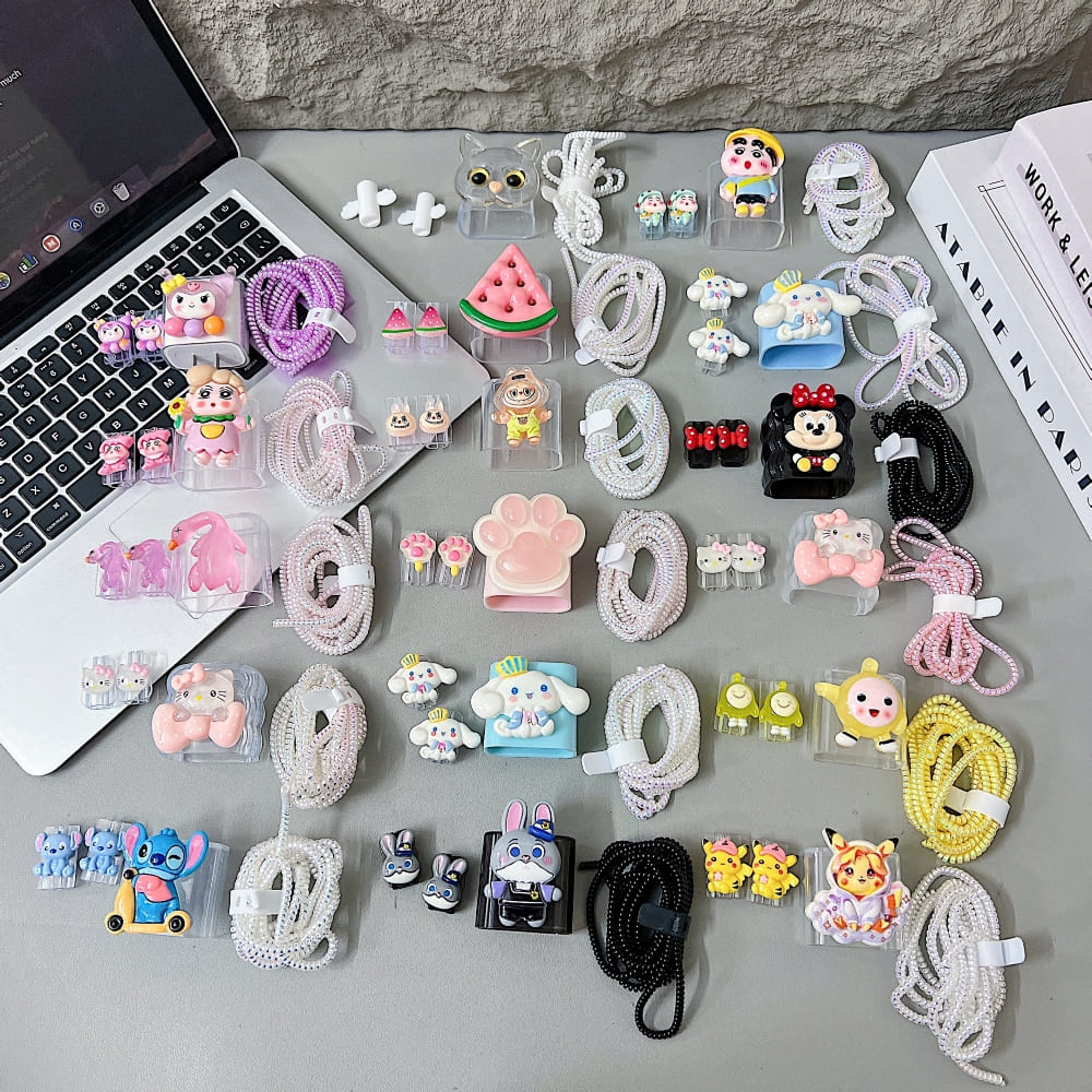3D Cute Watermelon Slice Cartoon Doll Charger Case