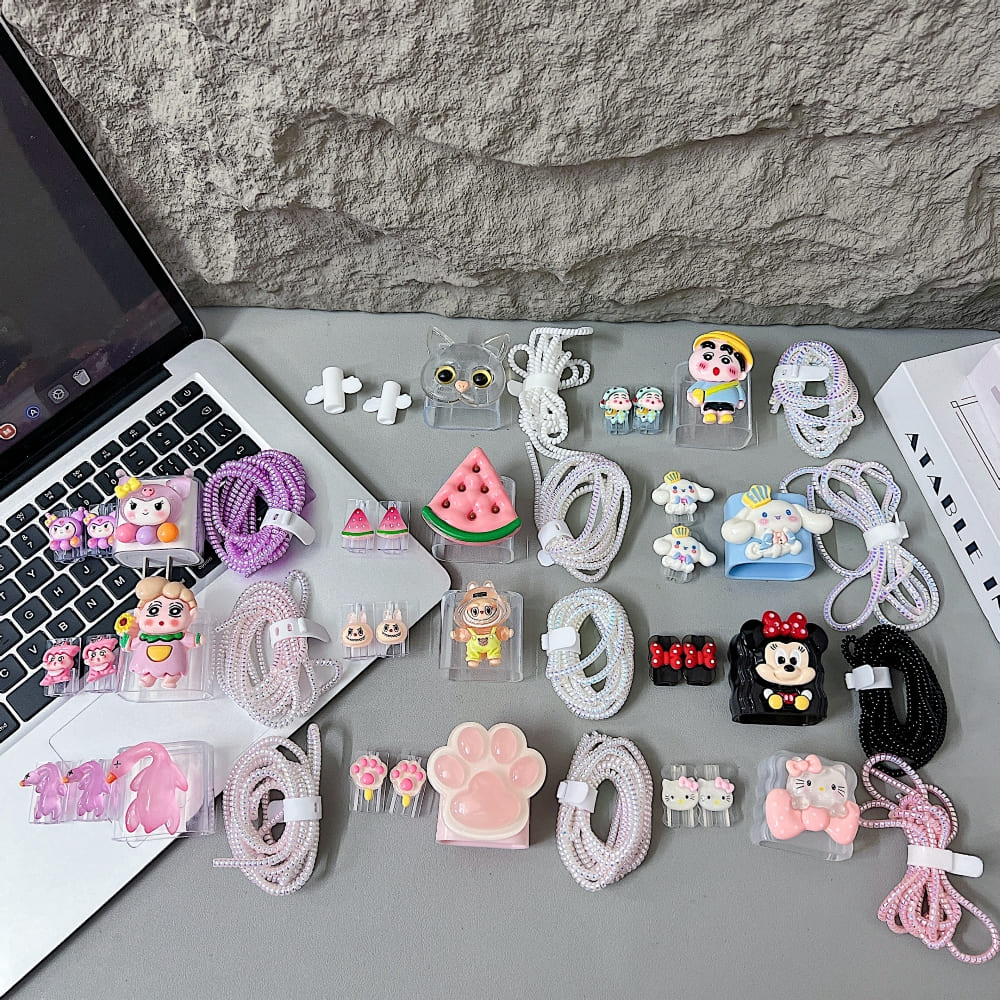 3D Cute Patrol Rabbit Cartoon Doll Charger Case
