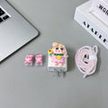 3D Cute Sunny Girl Cartoon Doll Charger Case