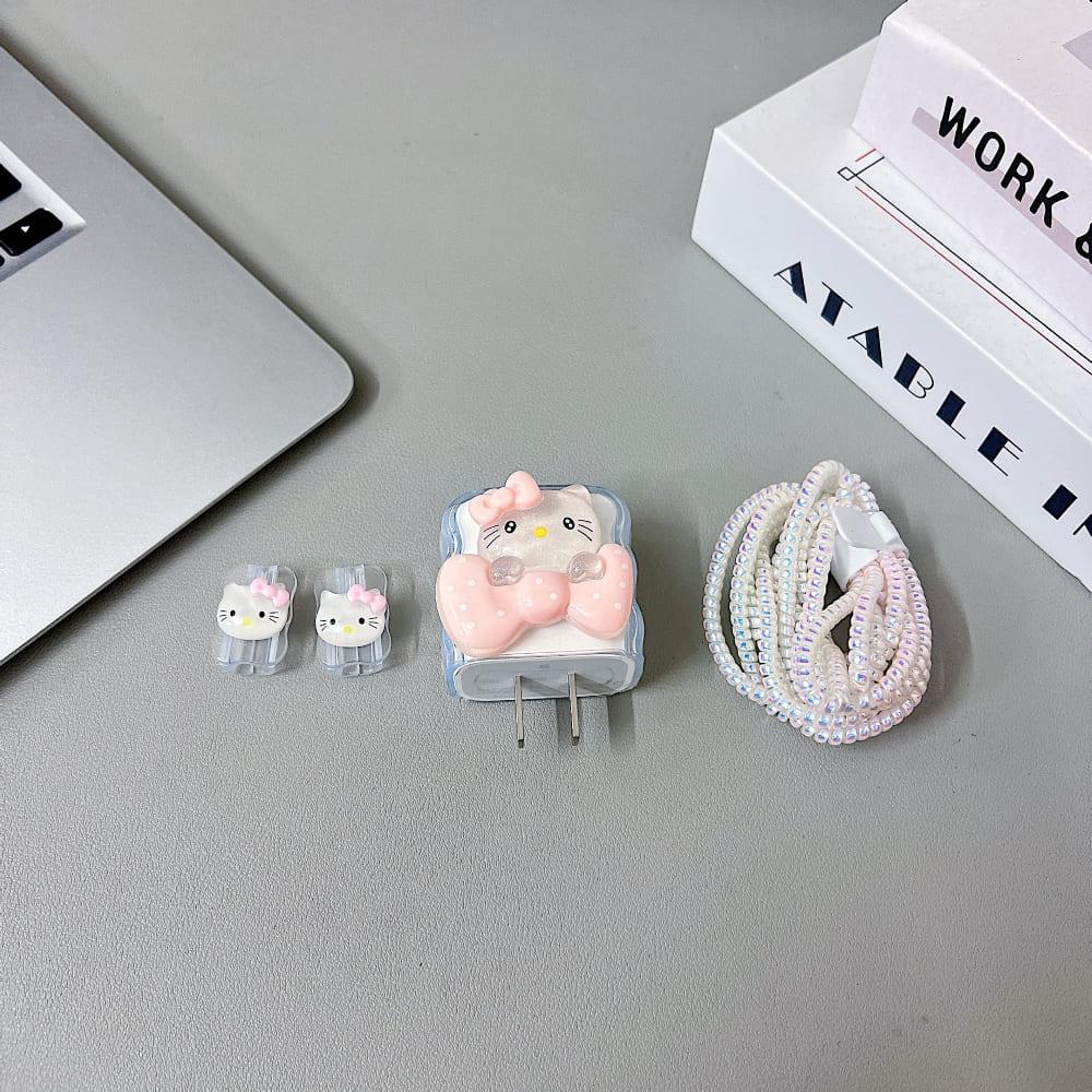 3D Cute Cartoon Doll Charger Case