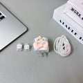 3D Cute Blush Bow Cartoon Doll Charger Case