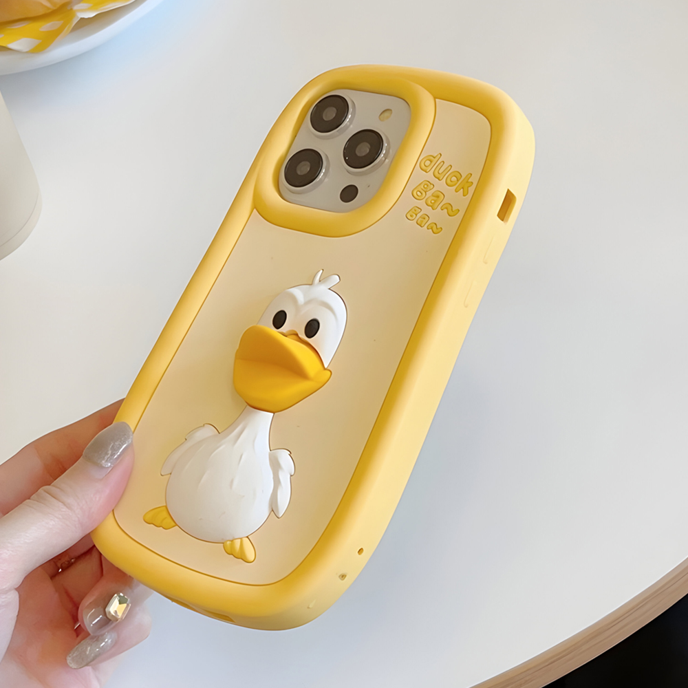 3D Duck Silicone Soft Protective Phone Case