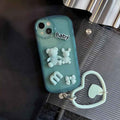 3D Teddy Ornament Heart Bracelet Color Transparent Cover