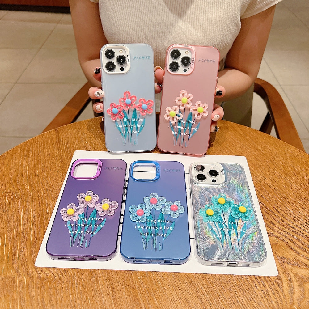 3D Oil Painting Flower Colorful Phone Case