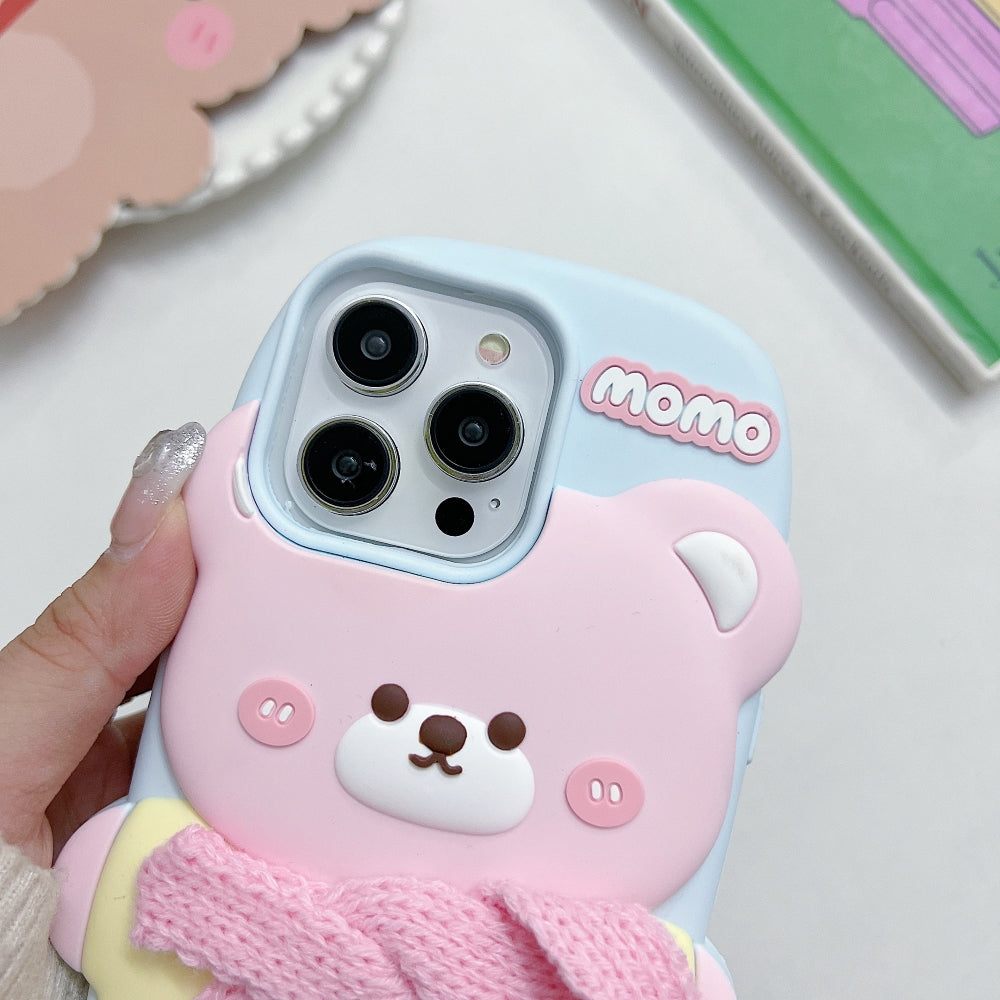 3D Silicone Bear Soft Phone Case