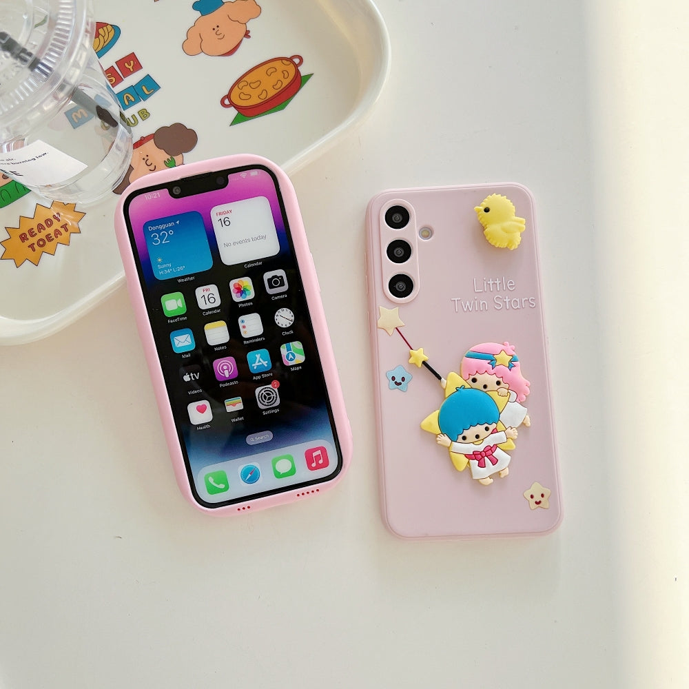 3D Spin Flower Silicone Soft Phone Case