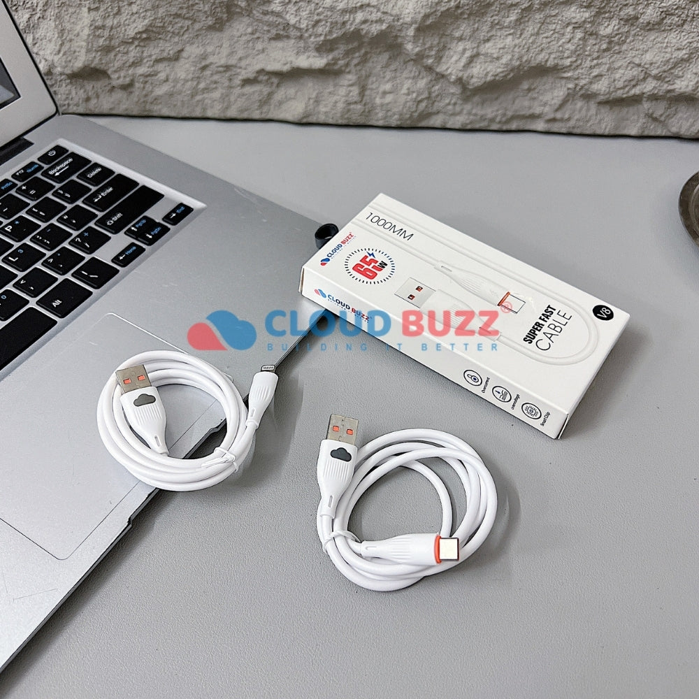 65W Superfast 1000MM Lightning (IP) Cable (CB301)