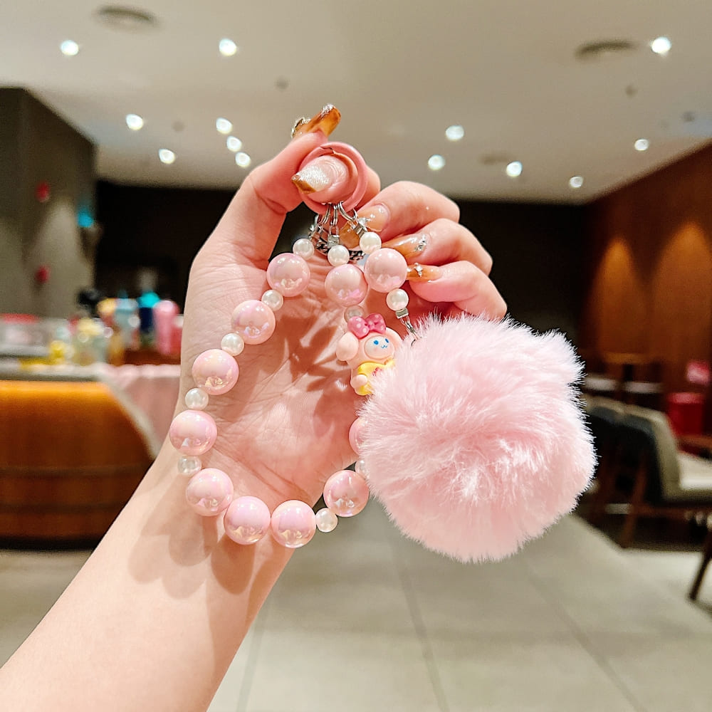 Acrylic Hard-Wearing Beaded Phone Charm | Keychain | Handbag Charm