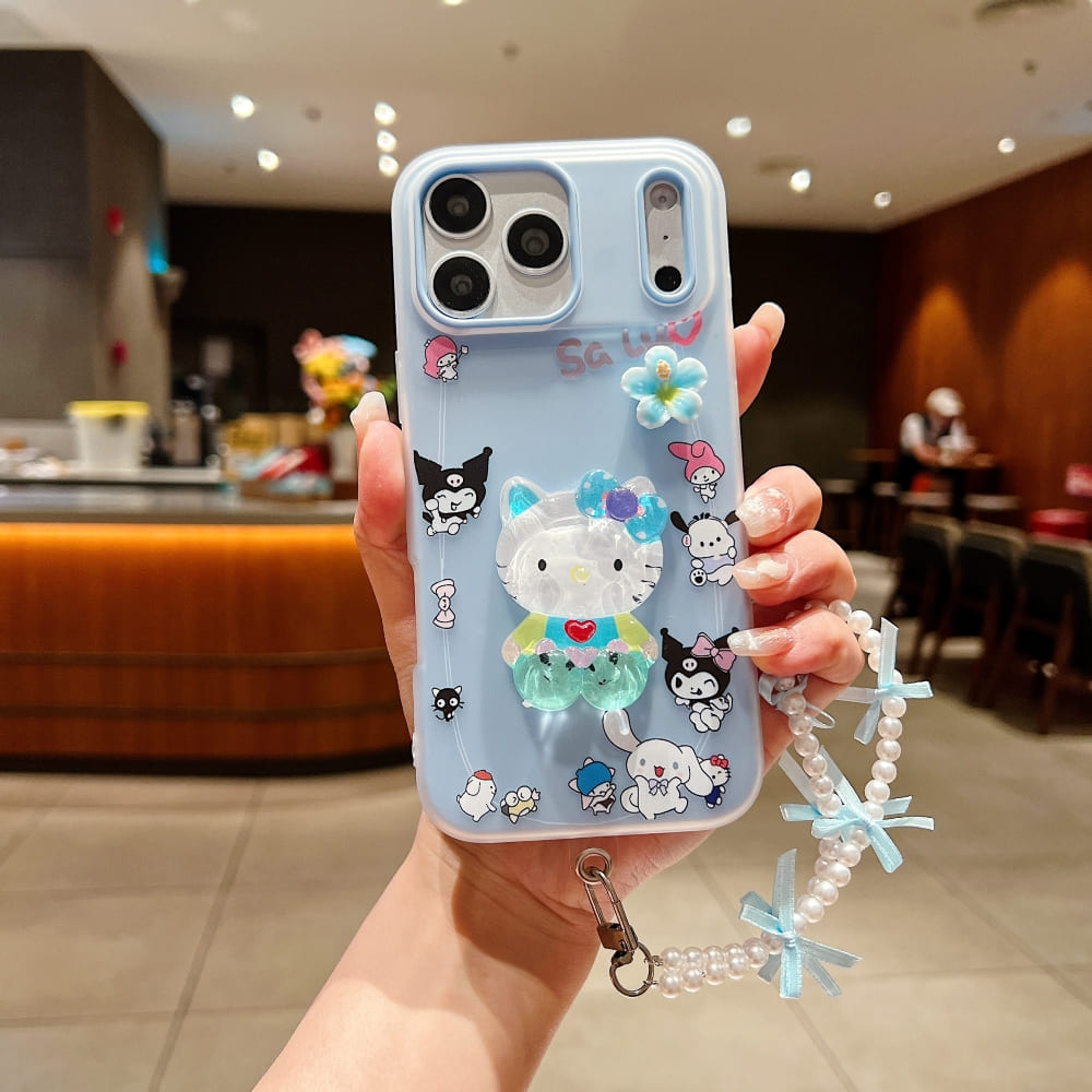 Adorable kitty bloom phone case