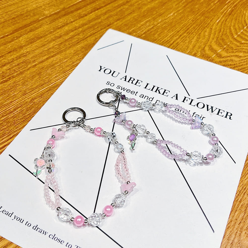 Alloy Luxury Style Double-layer Phone Charm | Keychain | Handbag Charm