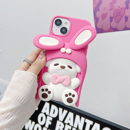 Anti-Slip Bunny Silicone Phone Case