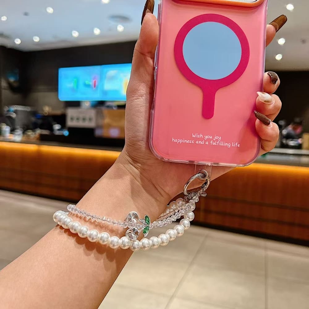 Aqua Crystal Grace Phone Charm