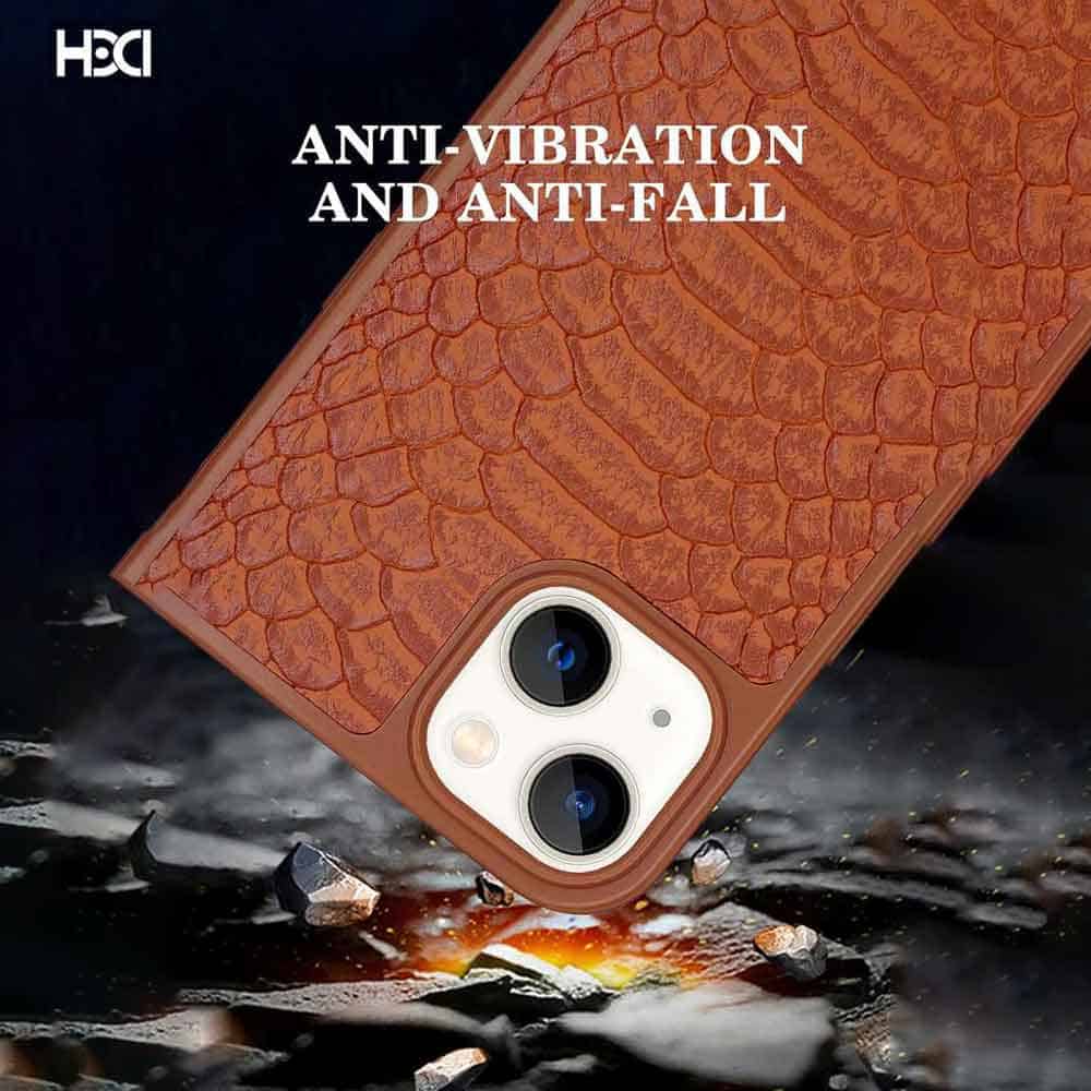 Artificial Alligator 3D Skin Plating Shockproof Phone Case