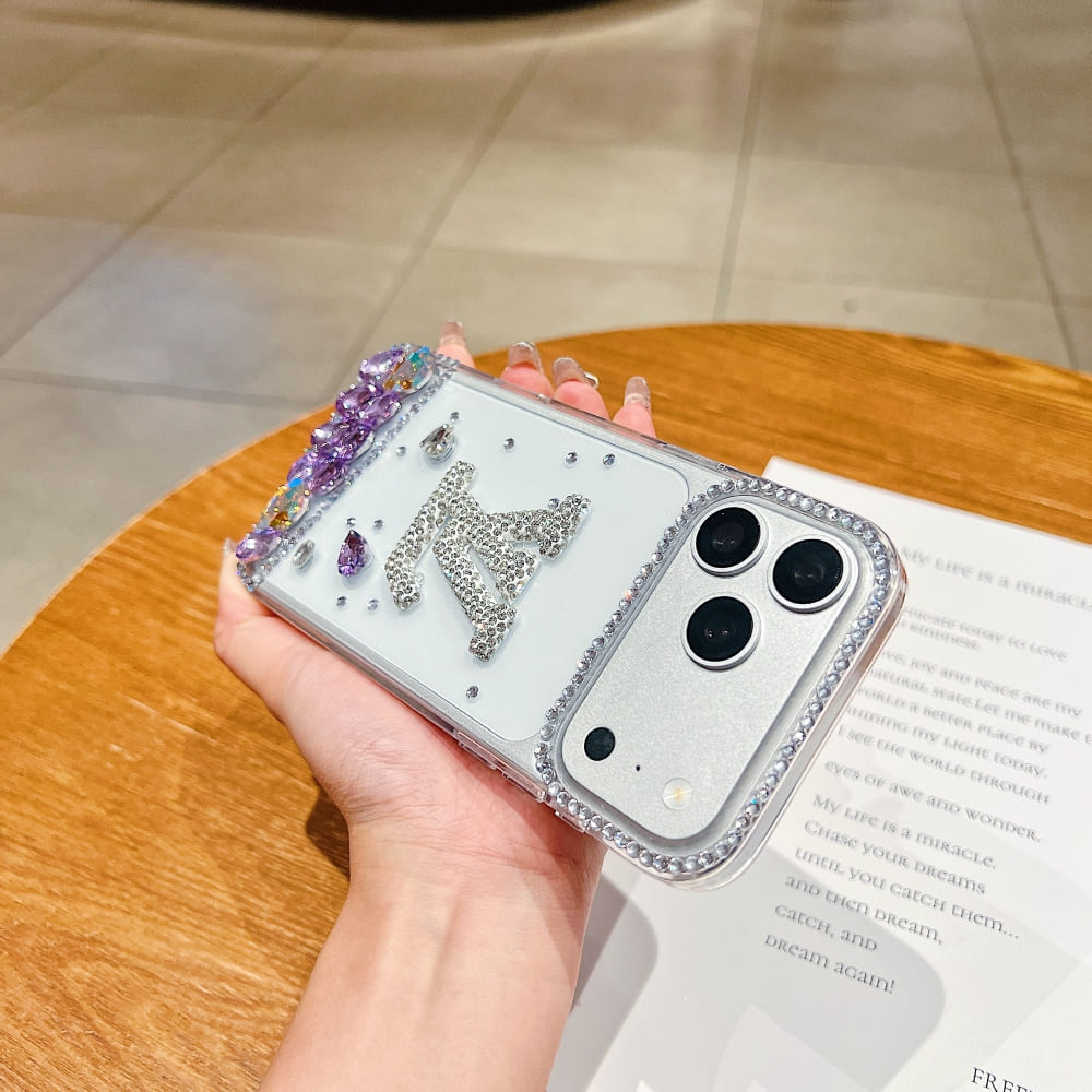 Bling Monogram Phone Case