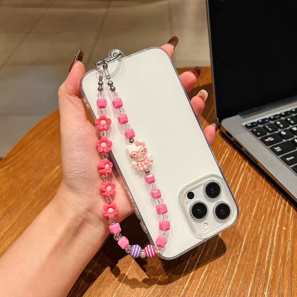 Bubblegum Blossom Floral Candy Phone Charm