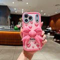 Bubblegum Bow Pop Silicone Phone Case