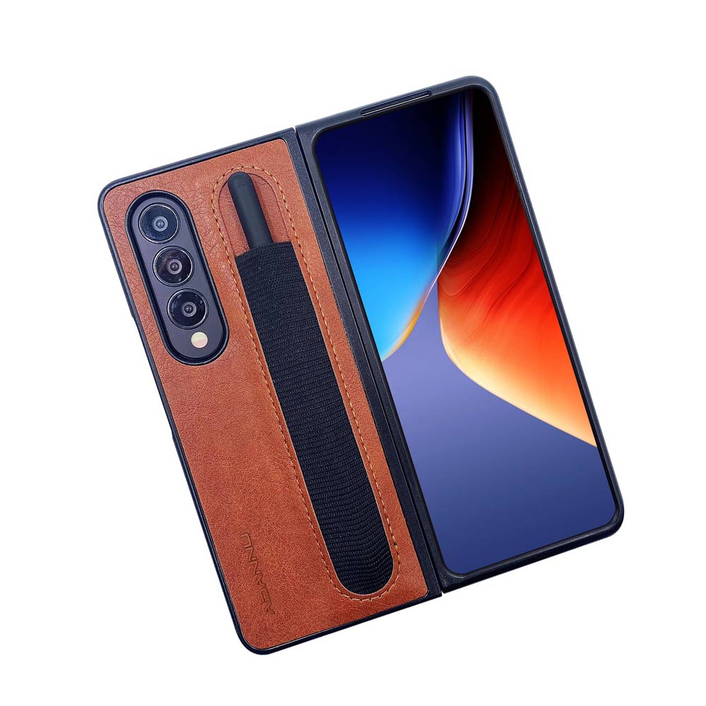 Luxury Business Phone Case With Pen Holder