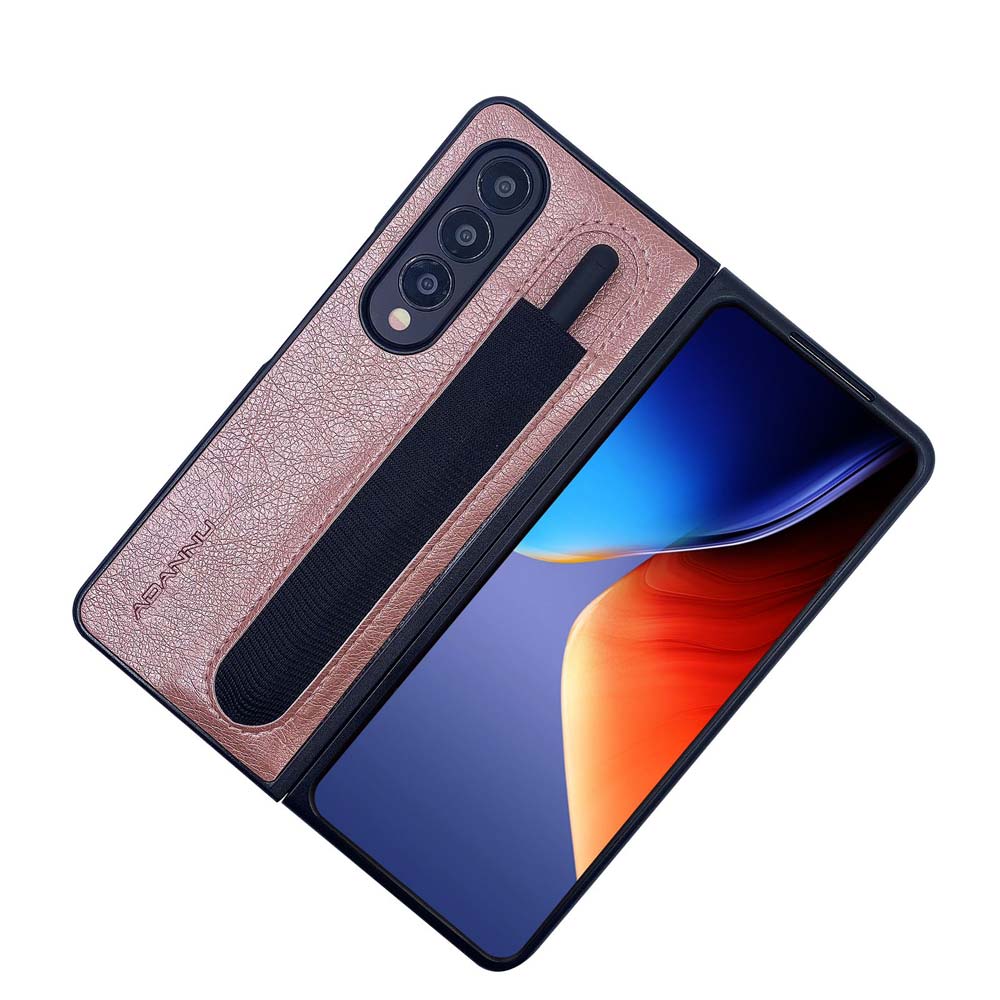 Luxury Business Phone Case With Pen Holder