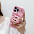 Cartoon Baby Holder Silicone Phone Case