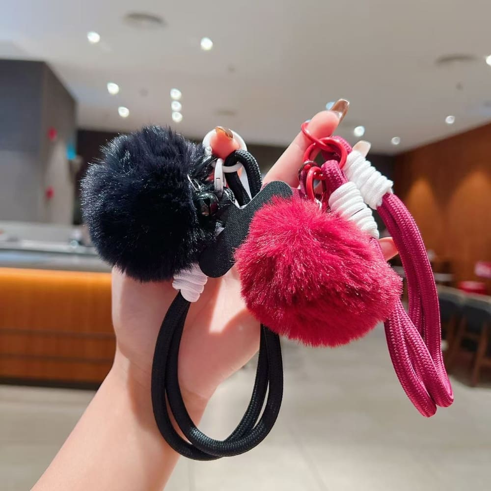 Charmi Plush Fluffy Loop Phone Charm