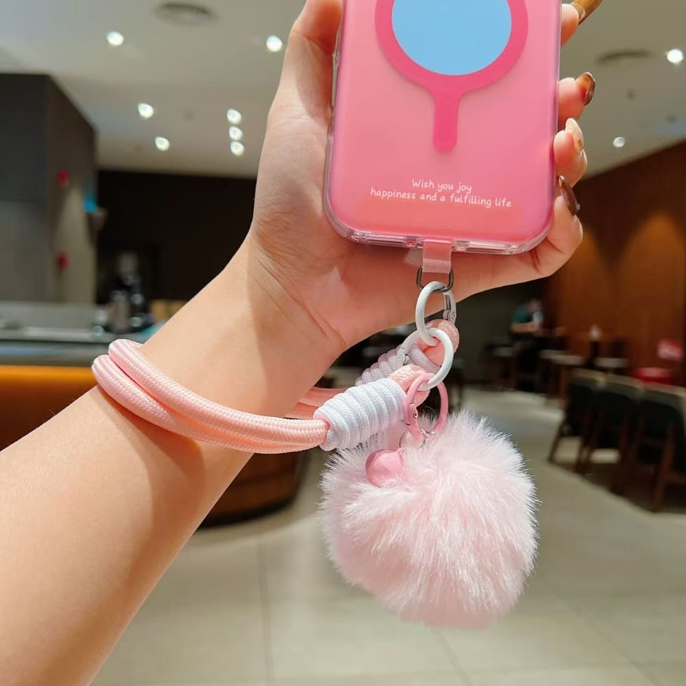 Charmi Plush Fluffy Loop Phone Charm