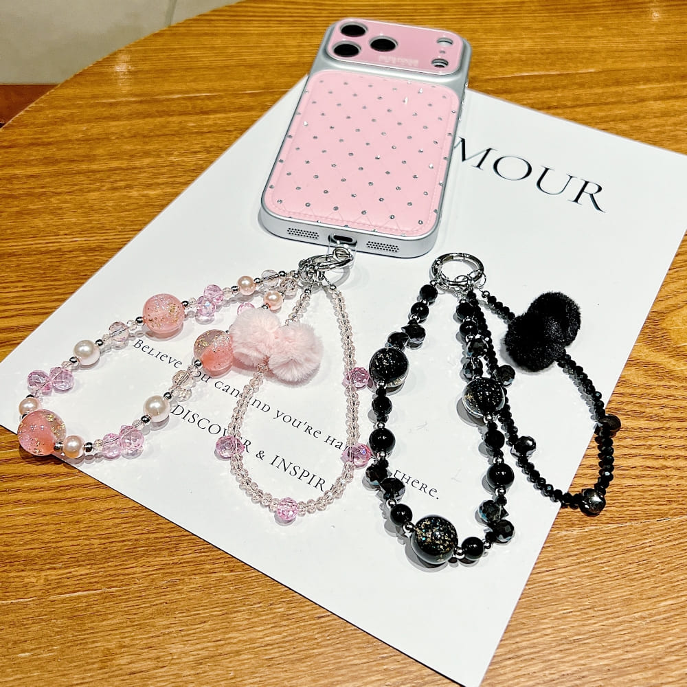 Cotton Candy Sparkle Phone Charm