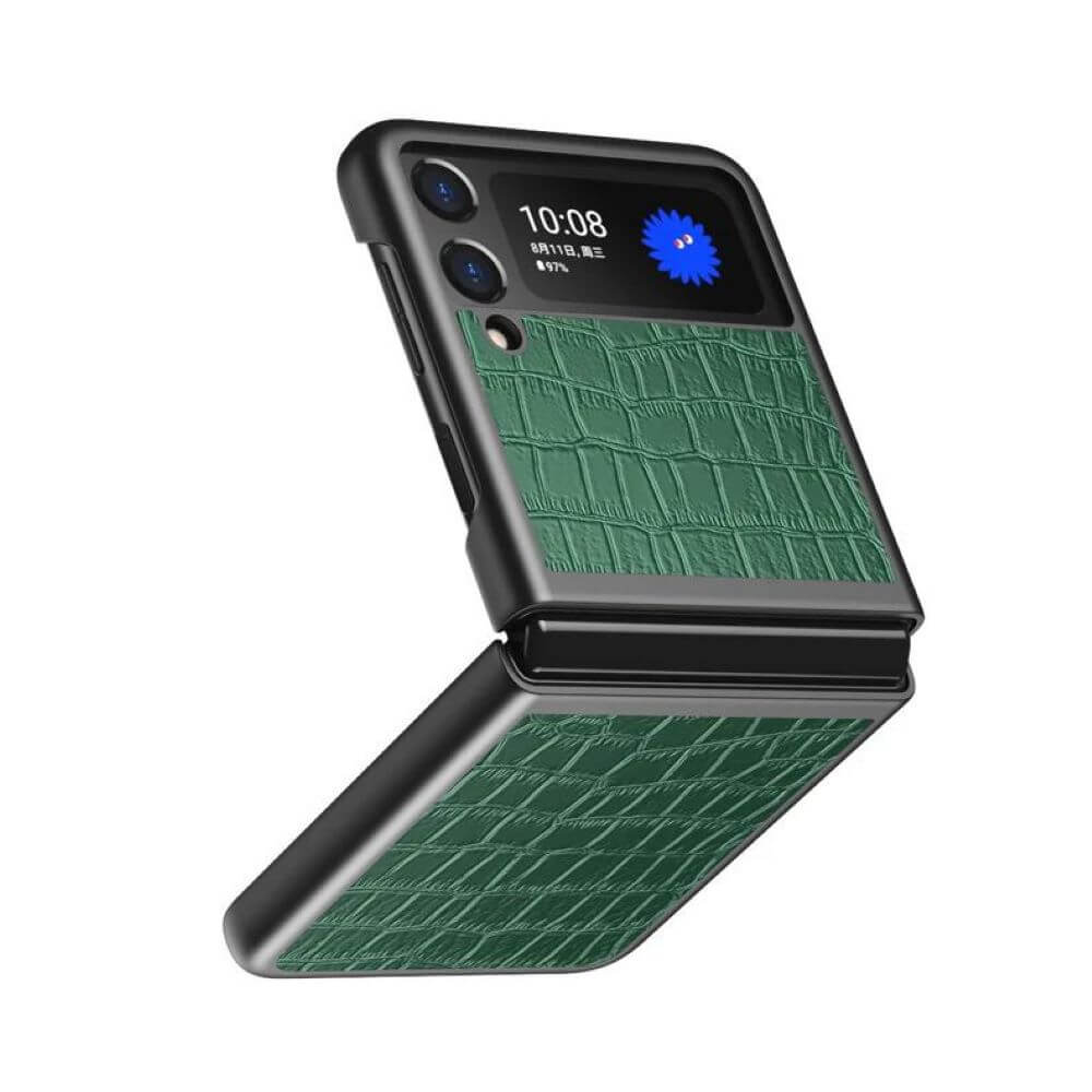 Premium Luxury Crocodile Pattern Leather Phone Case