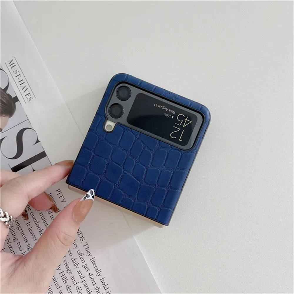 Premium Luxury Crocodile Pattern Leather Phone Case