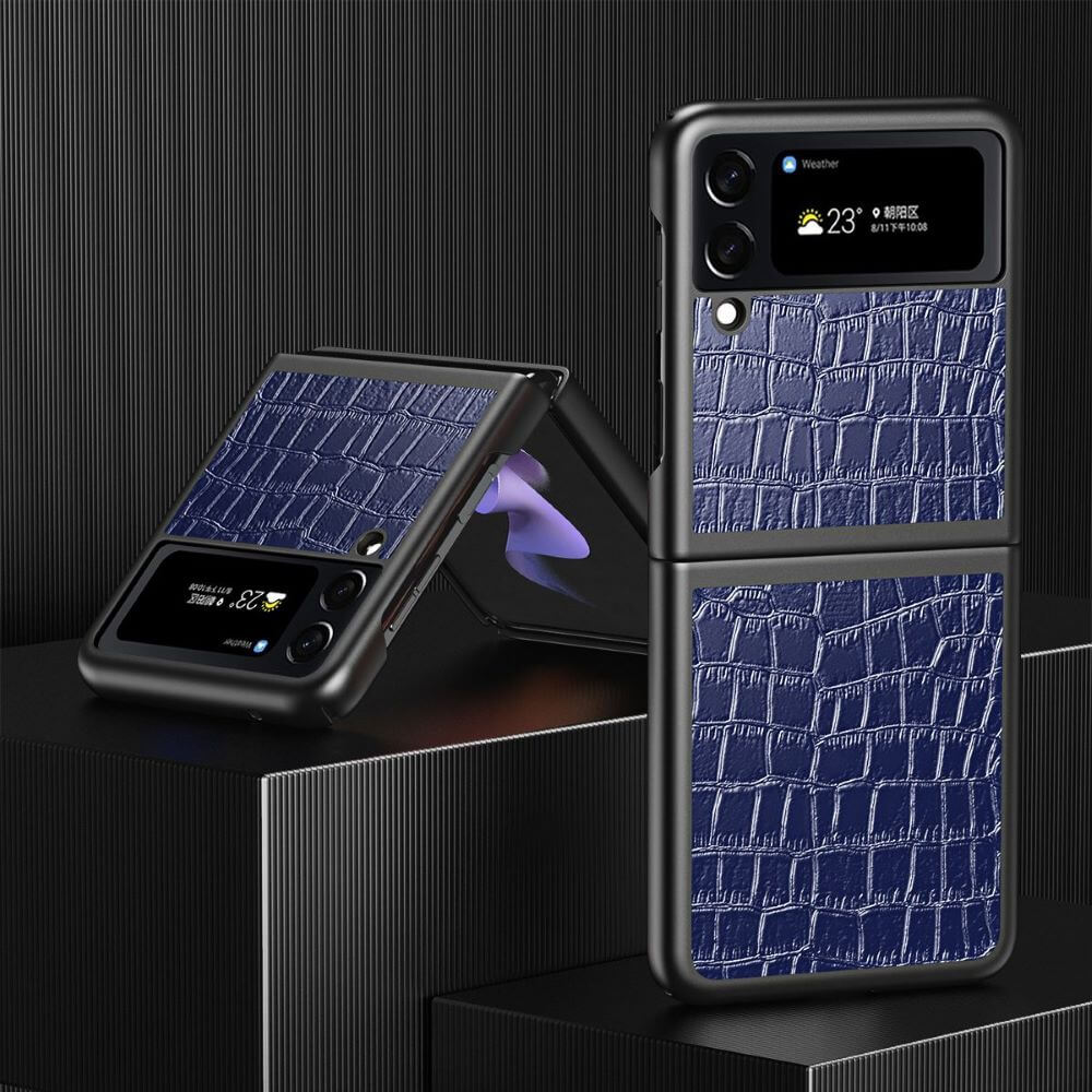 Premium Luxury Crocodile Pattern Leather Phone Case