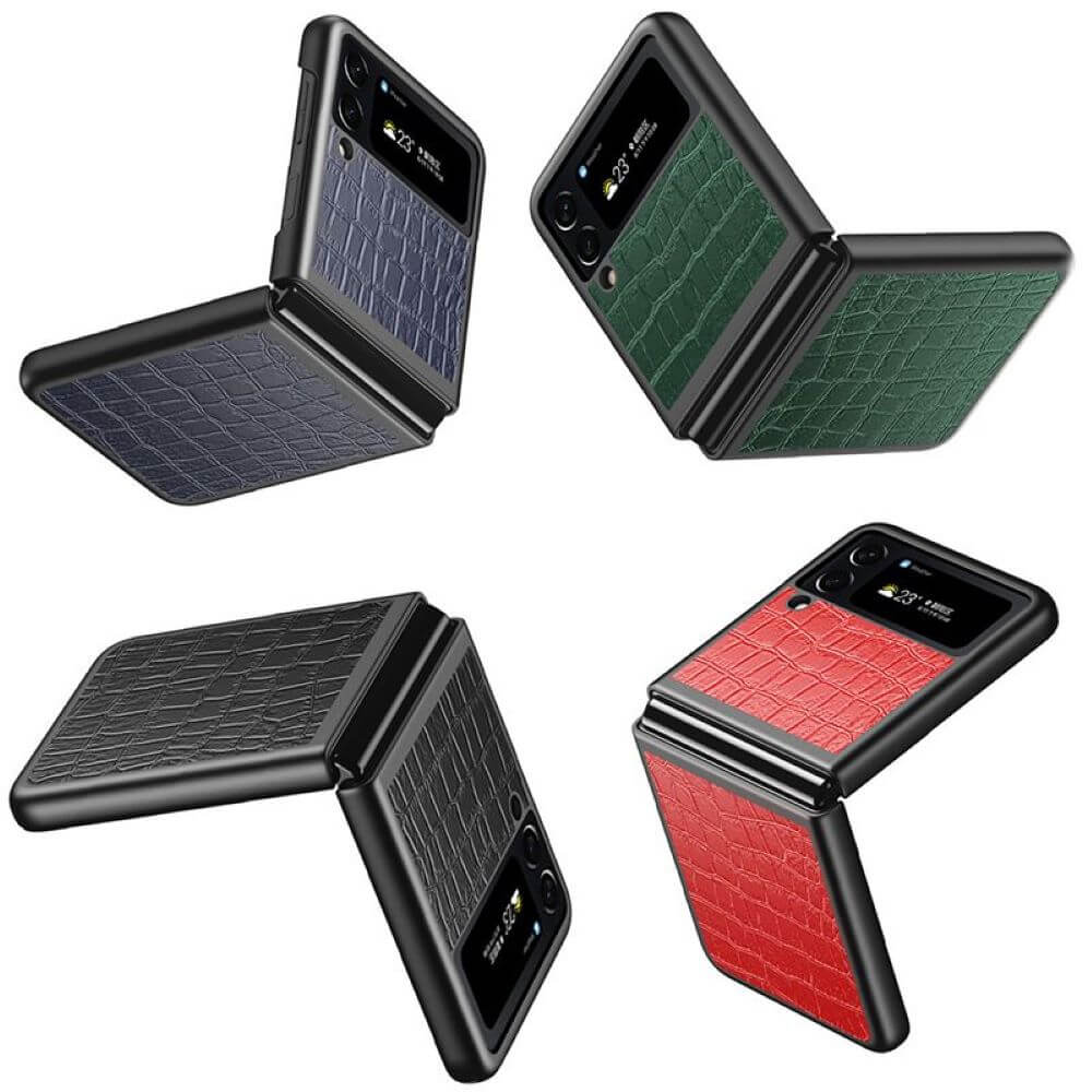 Premium Luxury Crocodile Pattern Leather Phone Case