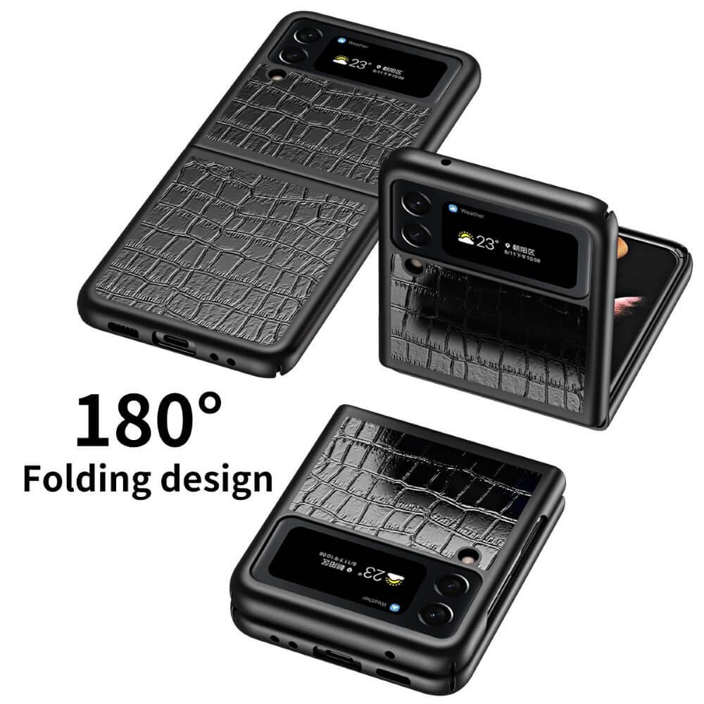 Premium Luxury Crocodile Pattern Leather Phone Case