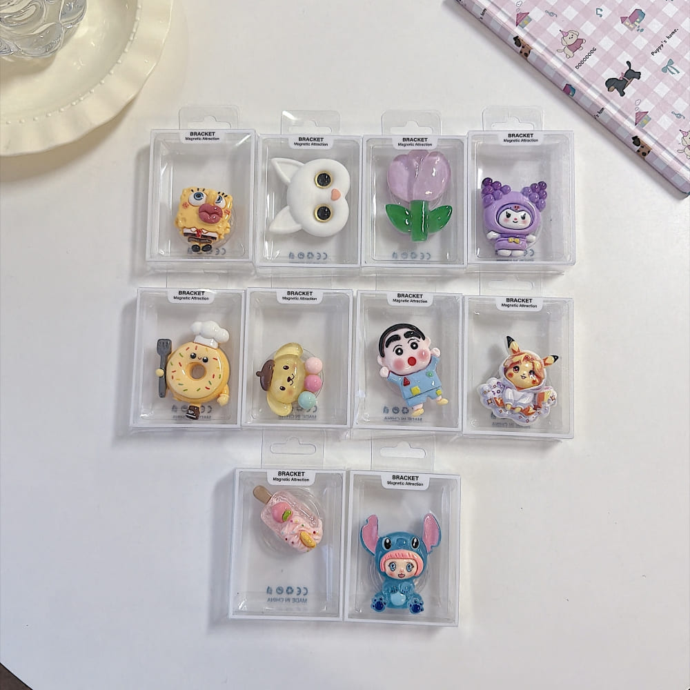 Cute Bloom Character Mobile Grip Phone Stand