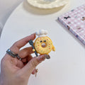 Cute Bloom Chef Donut Character Mobile Grip Phone Stand