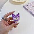 Cute Bloom Kuromi Character Mobile Grip Phone Stand