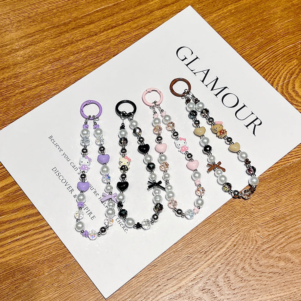 Cute Crush Wristlet Phone Charm