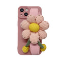 Cute Flower Wrist Strap Holder Silicone Soft Camera Protection Case