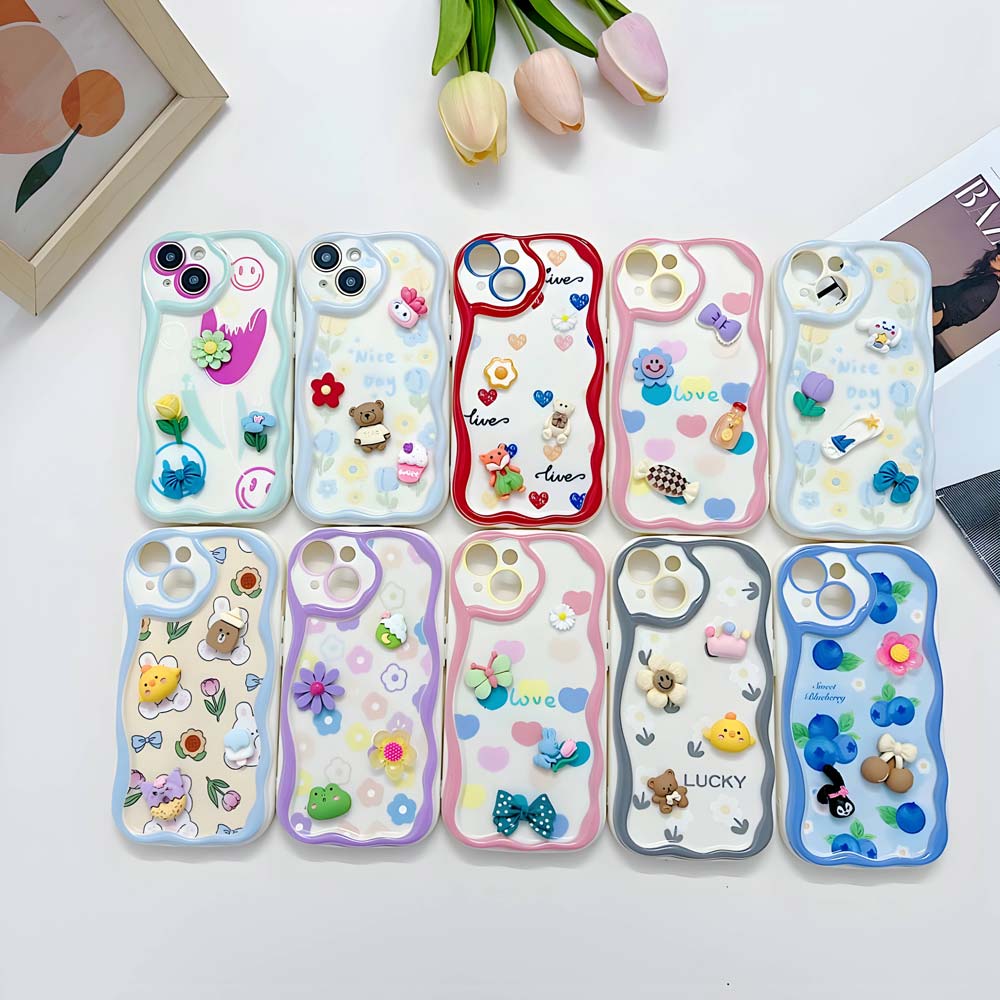 3D Cute Pet Flower and Toy Soft Cover With Random Heart Shape Bracelet
