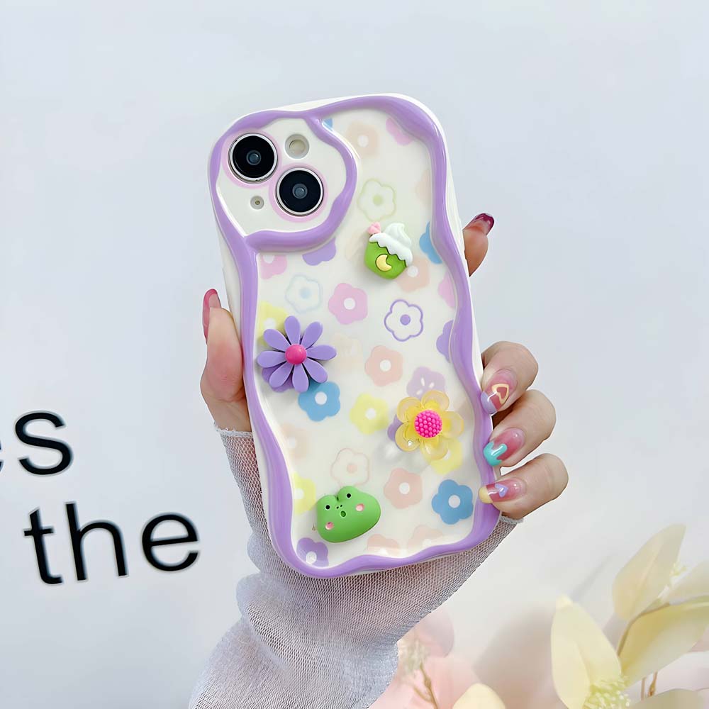 3D Cute Pet Flower and Toy Soft Cover With Random Heart Shape Bracelet
