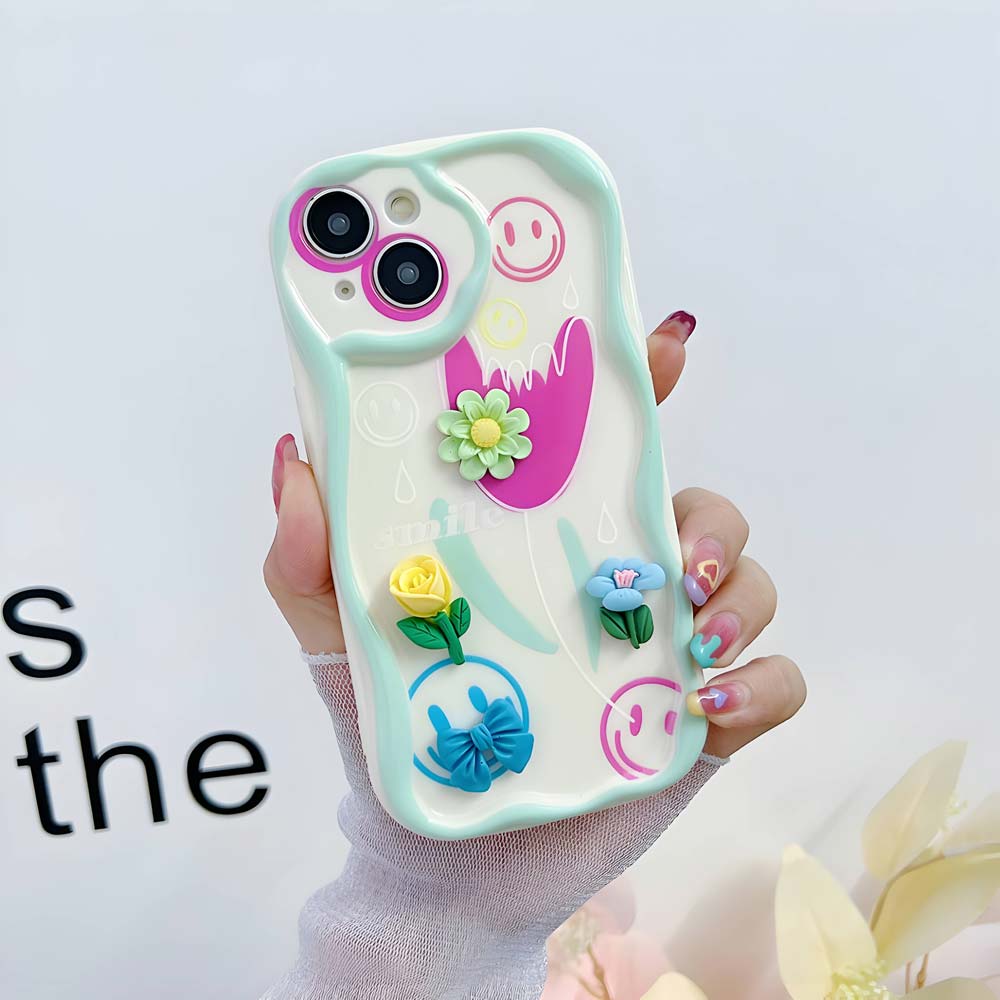 3D Cute Pet Flower and Toy Soft Cover With Random Heart Shape Bracelet