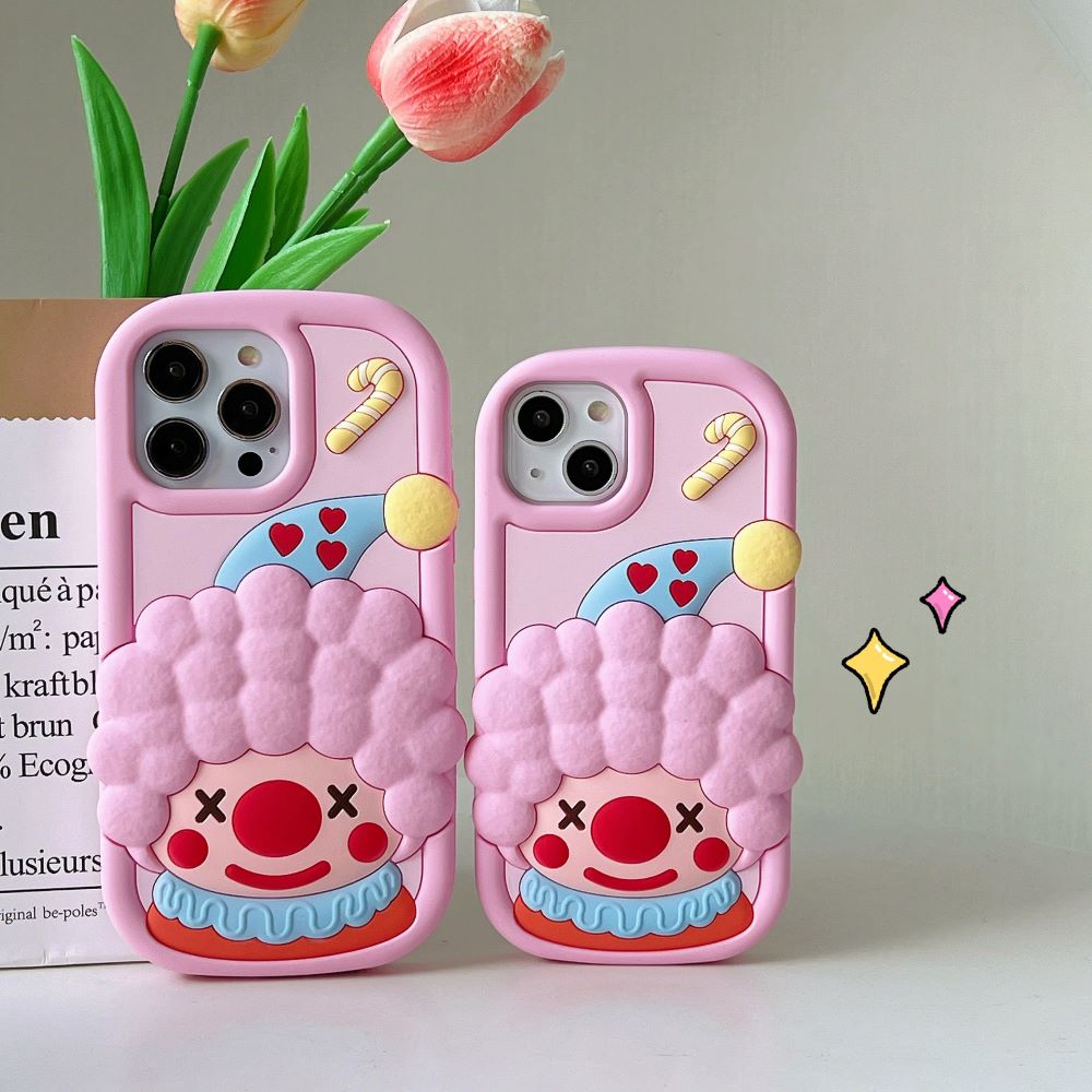 Cute 3D Joker Shockproof Silicone Cover