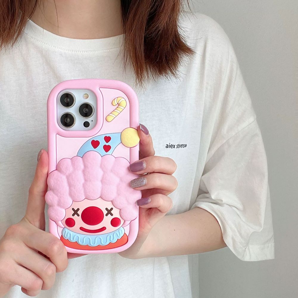 Cute 3D Joker Shockproof Silicone Cover