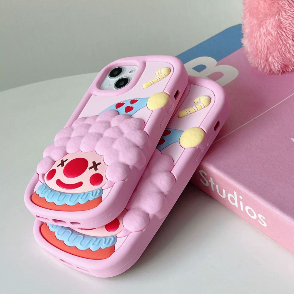 Cute 3D Joker Shockproof Silicone Cover