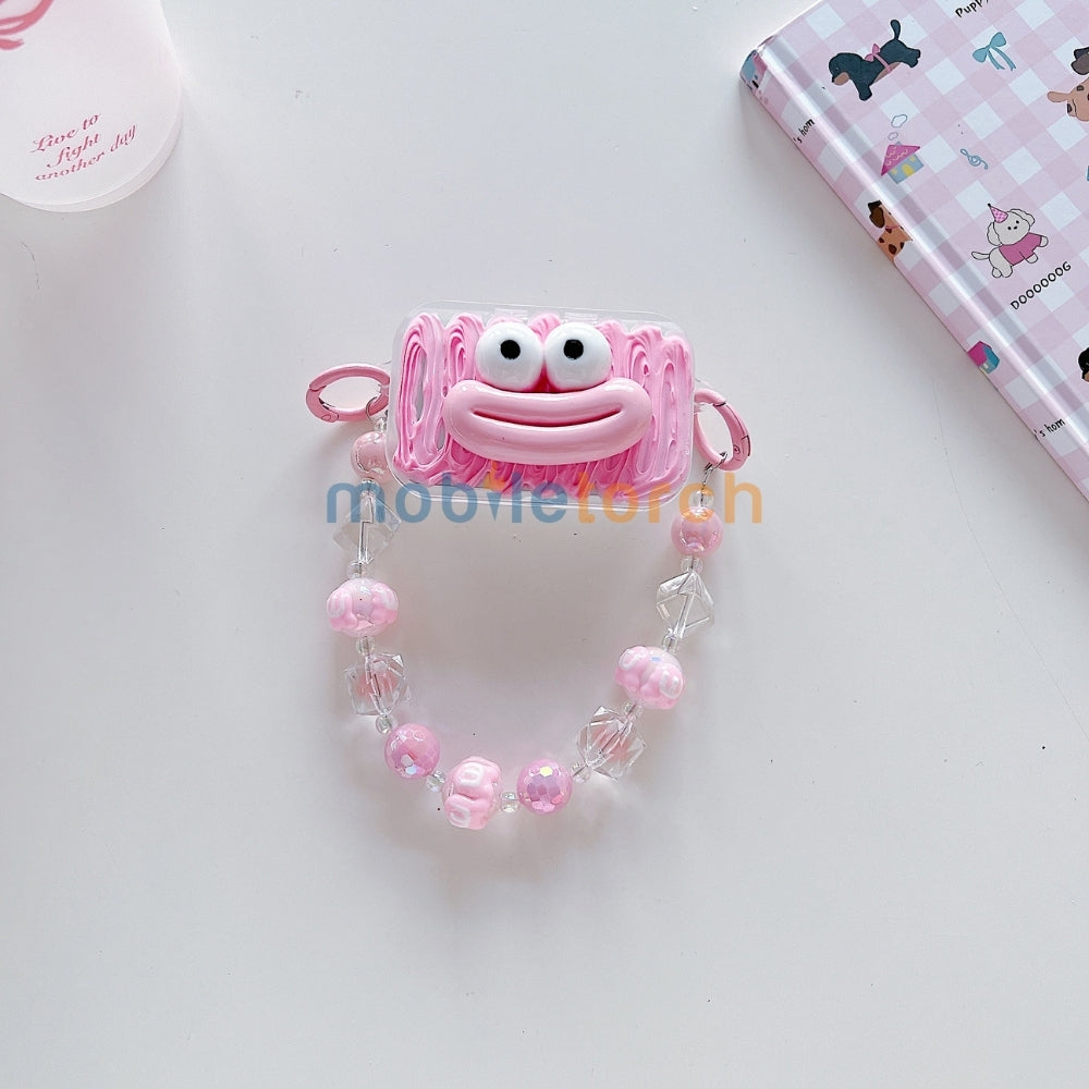 Cute Mini Cartoon Mirror Pop Universal Stand with Crystal Bracelet