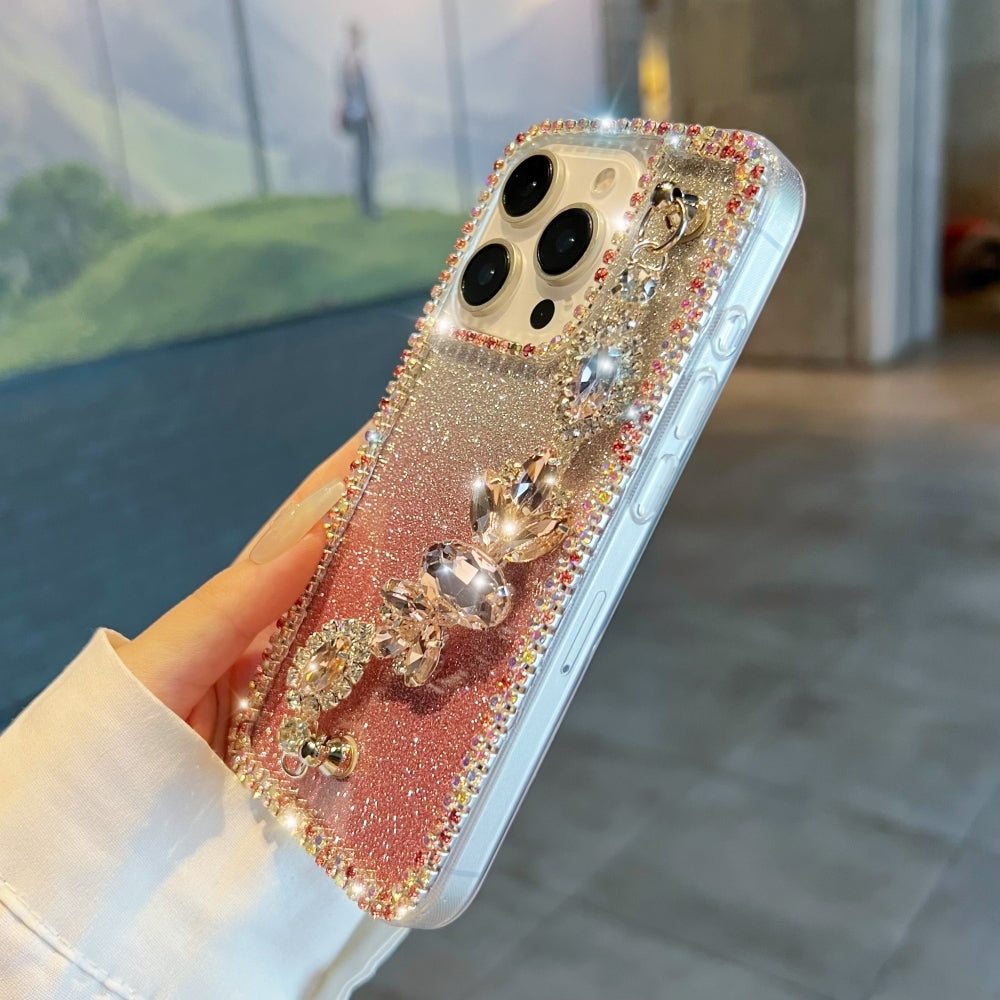 Diamond Bracelet Chain Glitter Plated Phone Case